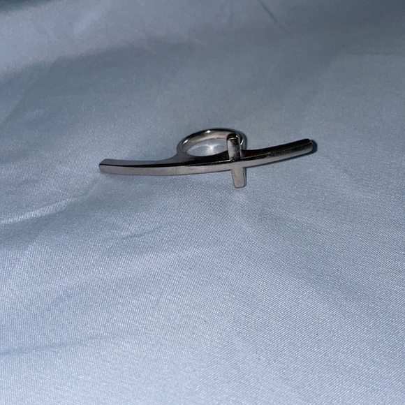 Cross Silver Ring 5/6 - Picture 1 of 2